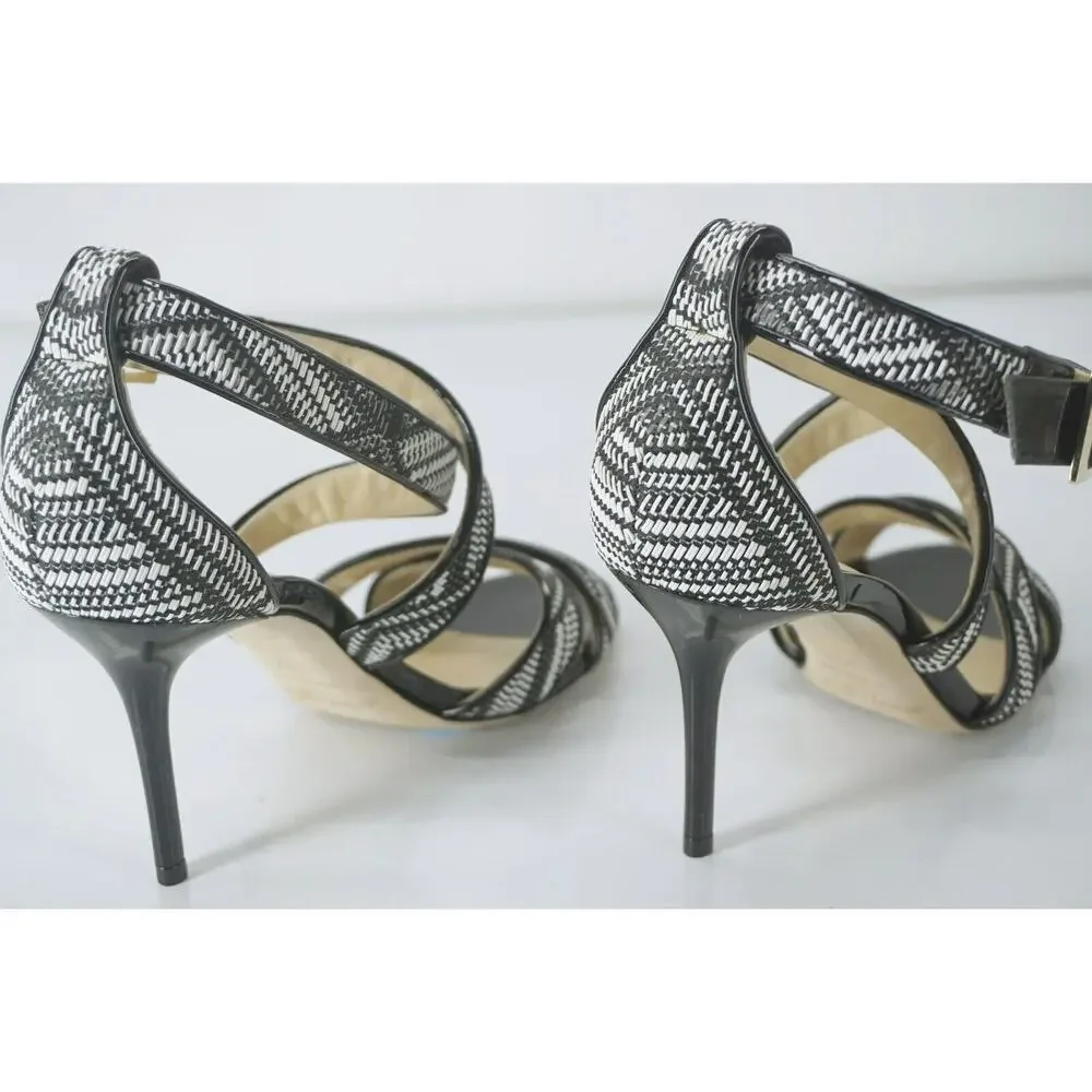 Jimmy Choo Louise Ankle Strappy High Heel Sandals Size 35.5 NEW Women's $750 SZ